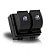 Interruptor de vidro palio grand siena fiat 2012 em diante duplo cod 31255 - Imagem 1