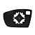 Base lente do retrovisor ecosport ford 2015 em diante direito semi novo cod 20513028 - Imagem 1