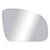 Refil lente de retrovisor do celta chevrolet de 2002 a 2007 lado esquerdo metalizado refix flageg cod 1217 77171 - Imagem 1