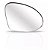 Refil lente de retrovisor do clio renault de 2013 em diante convexo lado direito refix cod 1992 - Imagem 1