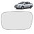 Refil lente de retrovisor do corolla toyota de 2002 a 2008 lado direito metalizado sem base blawer cod 504d - Imagem 1