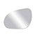 Refil lente de retrovisor do i30 hyundai lado esquerdo de cor prata sem base refix cod 1853 - Imagem 1