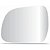Refil lente de retrovisor da hilux toyota de 2005 a 2012 lado esquerdo espelhado blawer cod 5024e 1114838 - Imagem 1