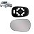 Lente de retrovisor com base do clio renault de 1999 a 2011 lado direito cod eb224 - Imagem 1