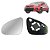Lente de retrovisor com base do corolla toyota de 2015 em diante lado esquerdo metalizado metagal cod s20x0331ce - Imagem 1