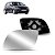 Lente de retrovisor com base do polo volkswagen de 2002 a 2009 lado esquerdo metalizado spj cod eb285 784396 - Imagem 1