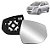 Lente de retrovisor com base do spin volkswagen de 2012 em diante lado esquerdo spj cod eb937 - Imagem 1