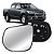 Lente de retrovisor da s10 chevrolet de 2012 em diante lado direito com base quadrada metagal cod al8100 - Imagem 1