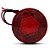 Sirene piezo led 6 tons 24v marcha ré universal tech one cod 0264 - Imagem 1