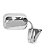 Retrovisor externo da pick up f1000 f100 c10 c20 d20 chevrolet lado esquerdo cromado cod cc6108 - Imagem 1