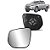 Lente de retrovisor com base da s10 trailblazer chevrolet de 2012 a 2023 lado esquerdo elet cod rgwm39 - Imagem 1