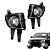 Kit farol de milha auxiliar celta prisma chevrolet 2007 a 2011 modelo original cod sts710cv - Imagem 1