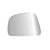 Refil lente de retrovisor do nissan tiida convexo lado direito de cor prata refix cod 1562 - Imagem 1