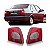 Lente de lanterna tempra fiat de 1996 a 1998 traseira lado direito bicolor tipo pingo - Imagem 1