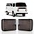 Lente kombi volkswagen de 1976 a 1997 dianteira fumê clipper duas peças - Imagem 1