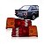 Lanterna escort ford de 1983 a 1986 traseira lado esquerdo tricolor em ABS de alta resistência - Imagem 1