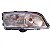 Farol s70 volvo de 1997 a 2000 lado direito com lente raiada - Imagem 2
