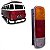 Lanterna kombi volkswagen de 1975 a 2014 traseira âmbar e branca clipper - Imagem 1