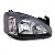 Farol corsa chevrolet de 2003 a 2007 lado direito fumê manual raiado - Imagem 2
