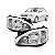 Farol corsa e montana chevrolet de 2003 a 2007 lado direito cromado manual - Imagem 1