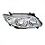 Farol corolla toyota de 2009 a 2011 lado esquerdo manual - Imagem 2