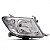 Farol hilux toyota de 2009 a 2011 lado direito cristal picape - Imagem 2