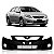 Para choque corolla toyota de 2009 a 2011 dianteiro com grade sem furo para esguicho com ressalto para placa - Imagem 1