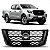 Grade do radiador frontier nissan de 2022 a 2025 cinza com moldura - Imagem 1