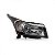 Farol cruze chevrolet de 2011 a 2014 lado direito máscara negra elétrico com motor - Imagem 2