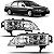 Farol accord honda de 1994 a 1997 lado direito com lente lisa - Imagem 1