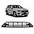 Grade do para choque xc60 volvo de 2018 a 2022 dianteira central com furo para câmera - Imagem 1