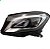 Farol gla 45 amg mercedes benz de 2015 a 2017 lado esquerdo com LED com bixenônio sem reator - Imagem 2