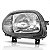 Farol clio renault de 1999 a 2002 lado direito de policarbonato simples - Imagem 2