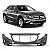Para choque gla 200 e 250 mercedes benz de 2014 a 2017 dianteiro cinza com furo para esguicho - Imagem 1