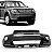 Para choque freelander 2 land rover de 2011 a 2014 dianteiro cinza com furo para esguicho sem furo para sensor - Imagem 1