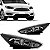 Farol focus ford de 2016 a 2019 lado direito máscara negra elétrico sem LED sem projetor - Imagem 1
