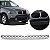 Grade para para choque x5 bmw de 2007 a 2013 dianteiro central cinza com suporte - Imagem 1