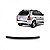 Pisante para para choque tucson hyundai de 2005 a 2016 traseiro preto - Imagem 1