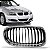Grade do radiador 320 bmw de 2009 a 2012 lado direito cromada com friso preto - Imagem 1