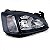 Farol corsa chevrolet de 2008 a 2012 e montana chevrolet de 2008 a 2010 lado esquerdo fumê manual cromado liso - Imagem 2