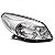 Farol sandero renault de 2012 a 2014 lado direito cromado - Imagem 2