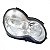 Farol c180 mercedes benz de 2000 a 2002 lado esquerdo com lente raiada - Imagem 2