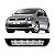 Grade para choque fox volkswagen de 2010 a 2014 dianteira central preta - Imagem 1