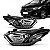 Farol onix e prisma chevrolet de 2017 a 2020 lado esquerdo cromado manual com friso cromado e com LED - Imagem 1