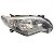 Farol corolla toyota de 2012 a 2013 lado direito máscara negra manual - Imagem 2