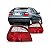 Lanterna megane renault de 2000 a 2005 traseira lado direito vermelha e branca hatchback quatro portas - Imagem 1
