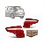 Lanterna c4 picasso citroën de 2008 a 2012 traseira lado direito bicolor - Imagem 1