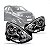 Farol march nissan de 2014 a 2020 lado direito cromado e preto manual - Imagem 1