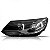 Farol tiguan volkswagen de 2012 a 2017 lado esquerdo elétrico sem xenon sem LED - Imagem 2