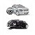 Farol palio fiat de 2009 a 2020 e siena fiat de 2009 a 2012 lado direito cromado com bola e anel preto - Imagem 3
